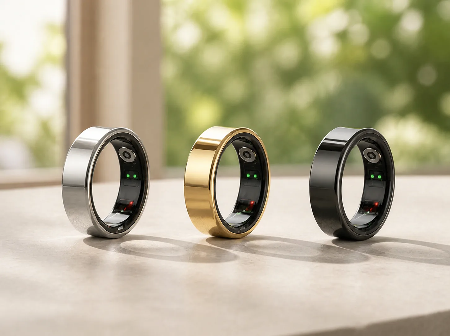 Pulsyn Rune 1 smart ring in Black Basalt
